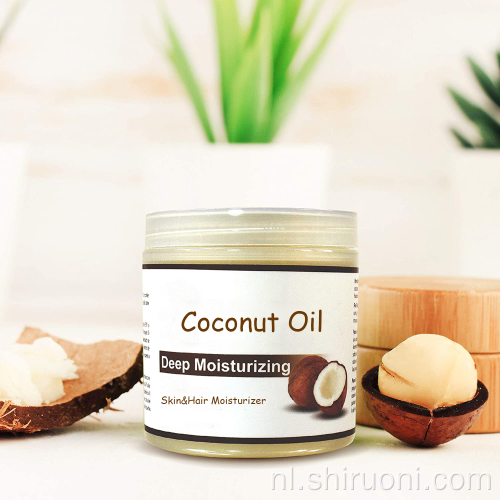 Natuurlijke kokosnoot essentiële massageolie voor lichaam